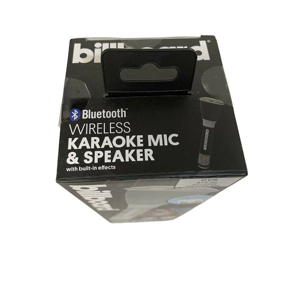 Billboard Wireless Bluetooth 4 hours Play sing time Range 33 ft Black Recycle Pl - Picture 5 of 6